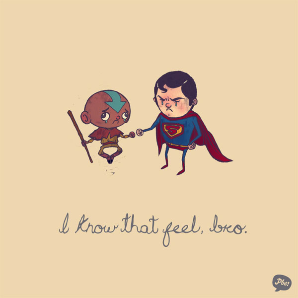 Super Heroes illustrations