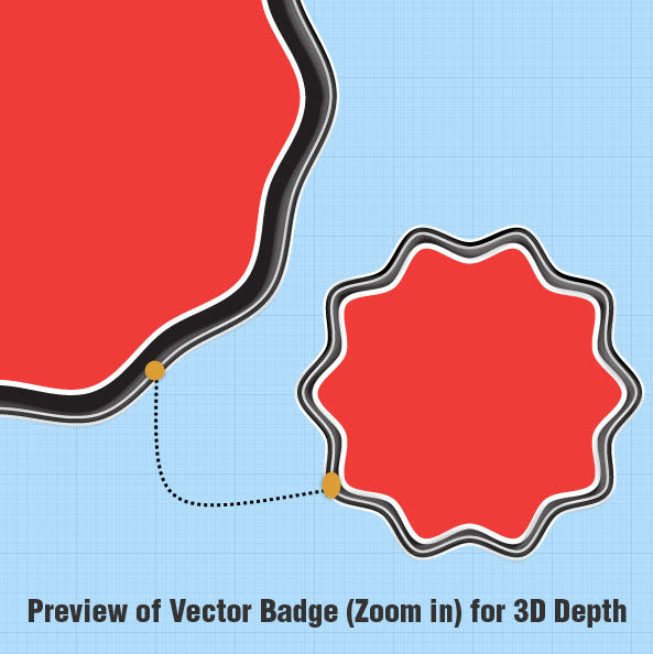 12 10 2012 23 12 42 Illustrator CS6 Tutorial: Create 3D Vector Retro Badge