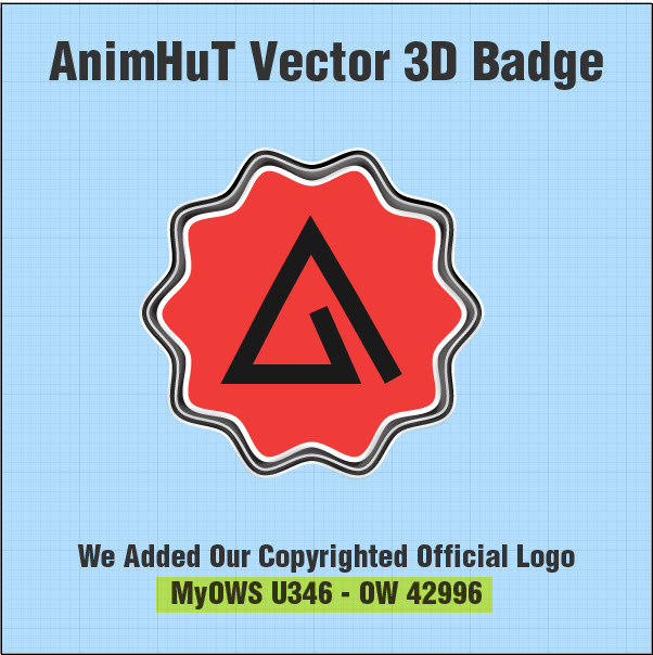 Official AnimHuT Retro Badge