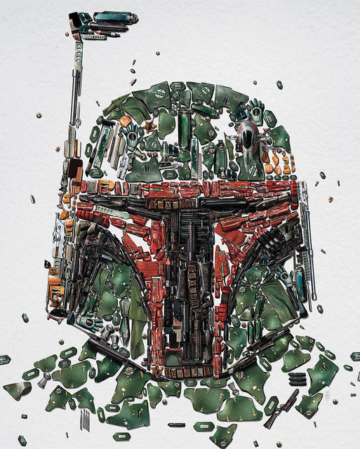 Star Wars character's poster design inspiration