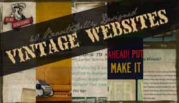 40 Beautifully Designed Vintage Websites