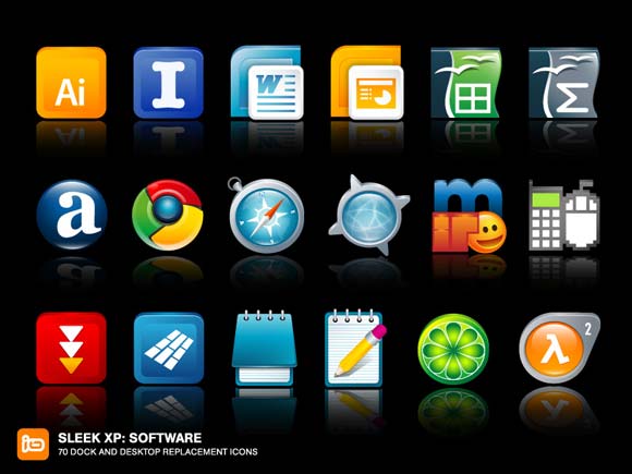 100+ Most Popular Icon packs of 2009