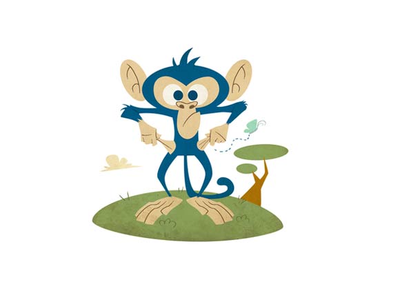 monkey illustration1