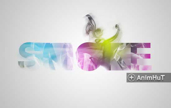 Beautiful Designs with Smoke Typography