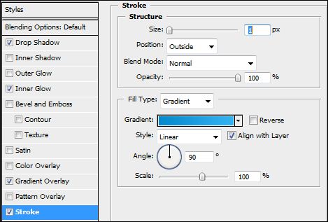2 sroke Create Letterpress effect and web download button with PSD