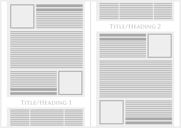 bl7 Article: Different types of Brochure Layouts
