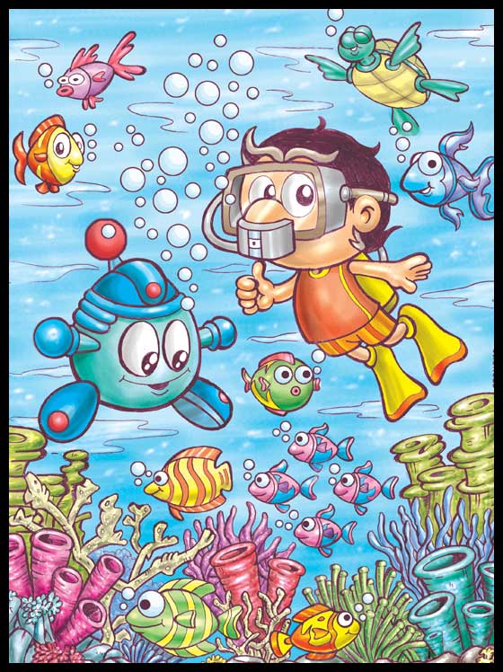 stong and tofi under the sea by Stongers Inspiration :Cartoonist Stongers and his works