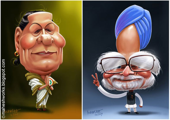 MH1 21 60+ Popular Caricature Works from Desi Arist : MaheshNambiar
