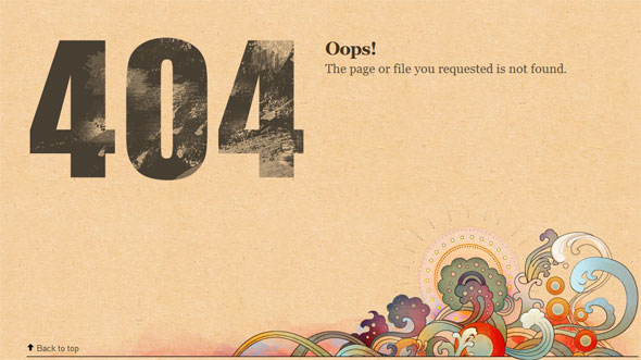 Fresh 404 Error page collection