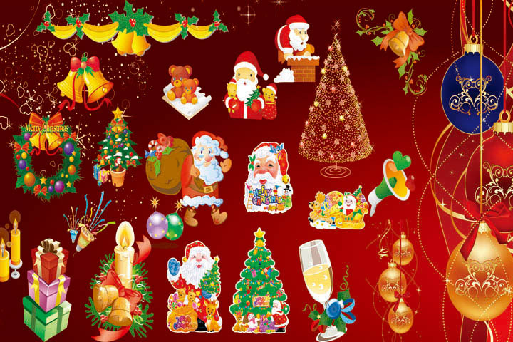 christmas photoshop brushes download