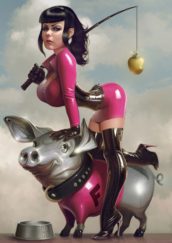 Daily Inspiration Pin Up Girls And Caricatures By Serge