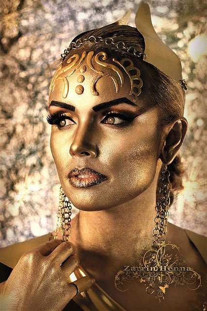 Exotic Make up Art on Female Models