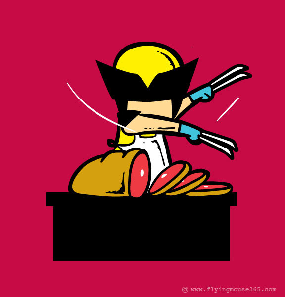 Funny Illustrations of Super Heroes Part Time Jobs (2)