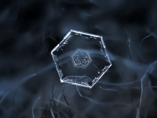 Macro Photography of Snowflakes using normal camera (20)