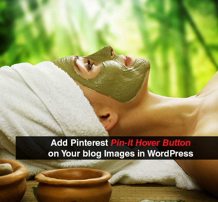 Add Pinterest Pin-it Hover Button Over Your blog Images in WordPress