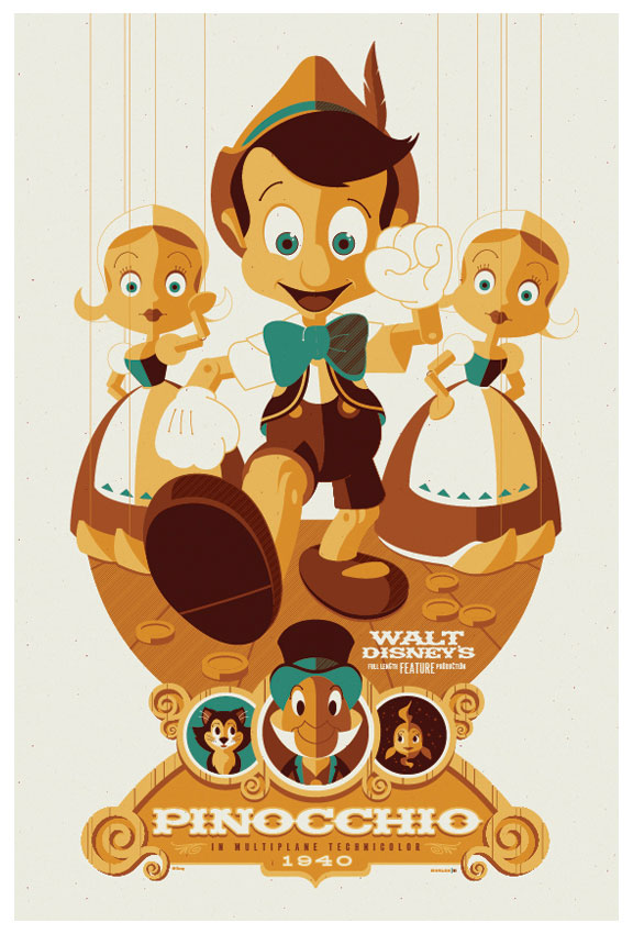 Walt-Disney-pinocchio-poster-series
