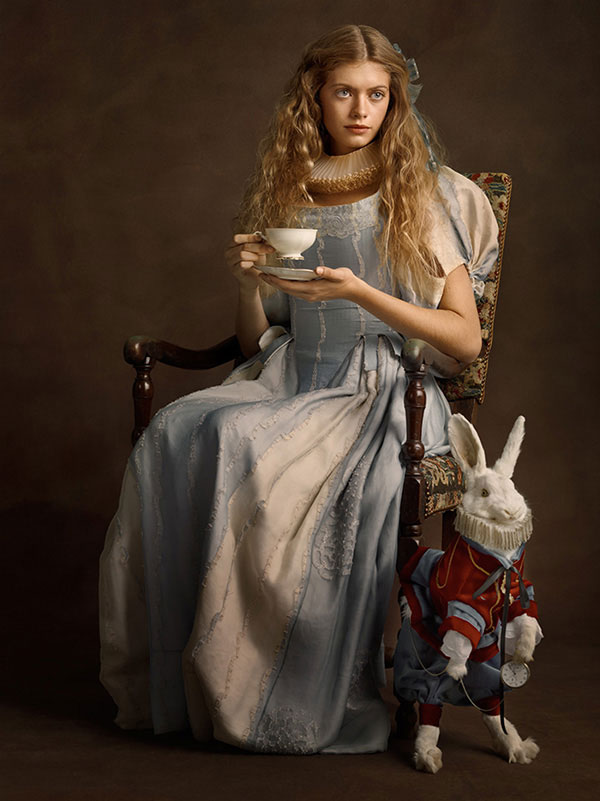 Flemish paintings of  Alice in Wonderland
