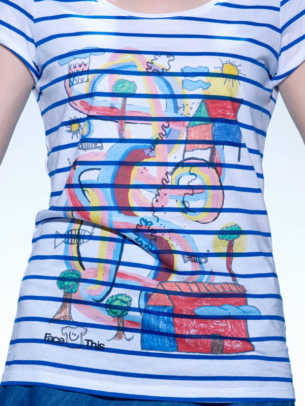 Kid’s Drawing into Tees by Artist Supporting Their School (9)