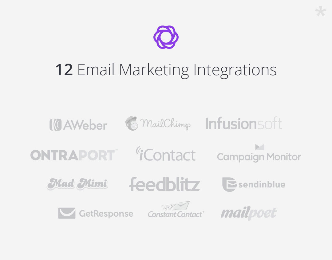 popular email marketing integrations