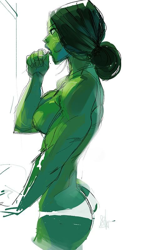 nude she-hulk
