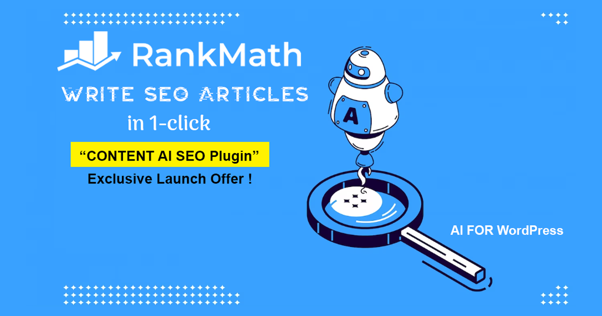 Write SEO Articles in 1-click using CONTENT AI SEO WordPress Plugin