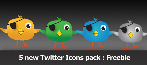 5 new Twitter Icons pack