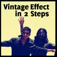 Quick-tip: Create a Vintage effect in 2 Steps