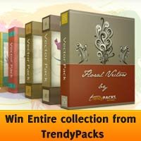 [Update]Win Entire collections of Vector and Design Elements from TrendyPacks