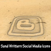 Freebie: 23 Sand Written Social Media Icons