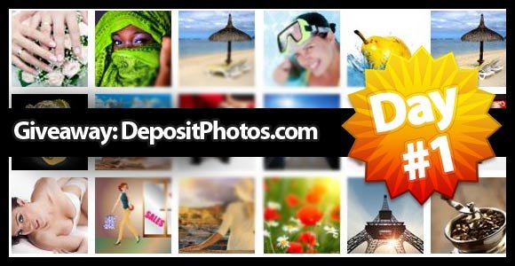 Giveaway Day#1: Win 2 accounts from DepositPhotos.com