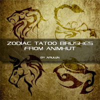 Freebie: Zodiac Tattoo brushes