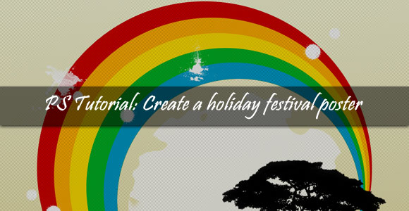 PSD Tutorial : Create a Holiday Festival Poster