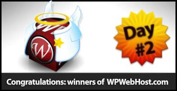 Congratulations: winners of WPWebHost.com