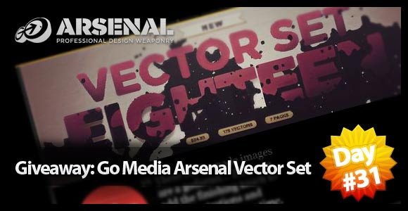 Giveaway day31: Win Go Media Arsenal Vector set