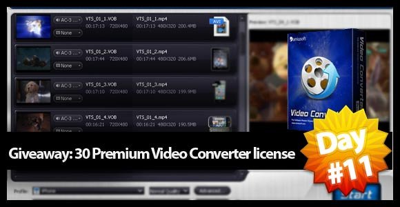 Giveaway Day34: Daniusoft Premium Video Converter(x30)