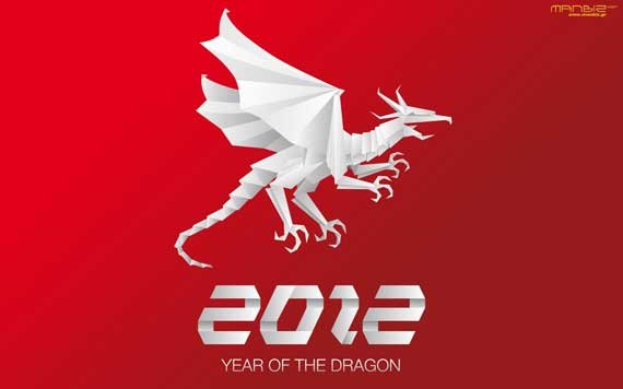 Chinese Dragon New year Wallpaper 2012 