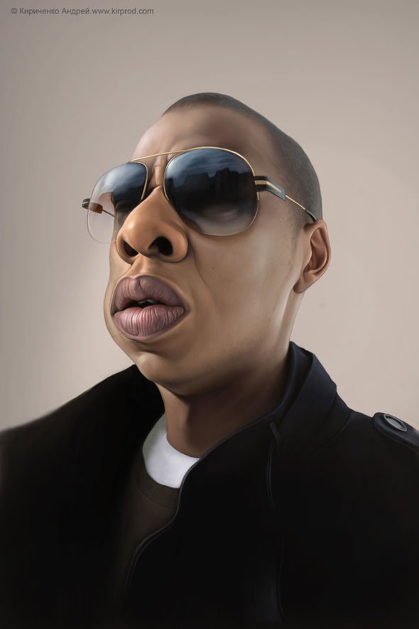2012 Fresh Caricature on Popular Celebrities 