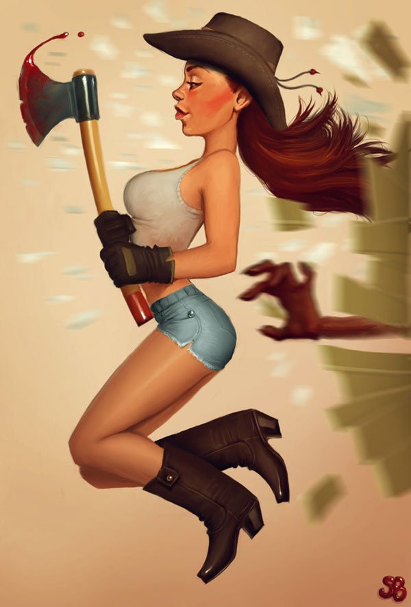 Daily Inspiration: Pin-Up Girls and Caricatures by Serge Birault 14 Pin-Up Girls and Caricatures by Serge Birault