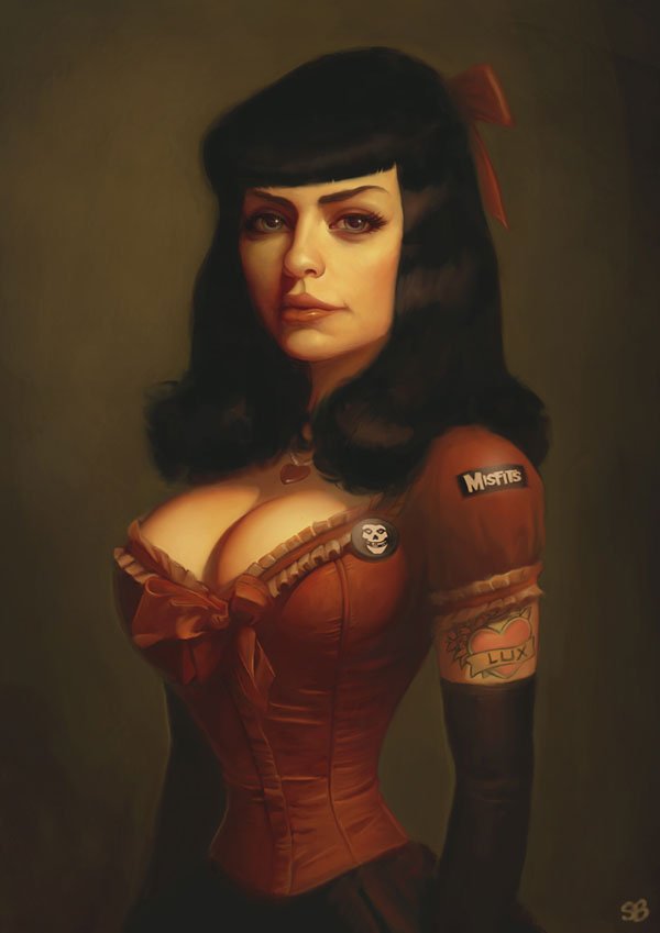 Daily Inspiration: Pin-Up Girls and Caricatures by Serge Birault 16 Pin-Up Girls and Caricatures by Serge Birault