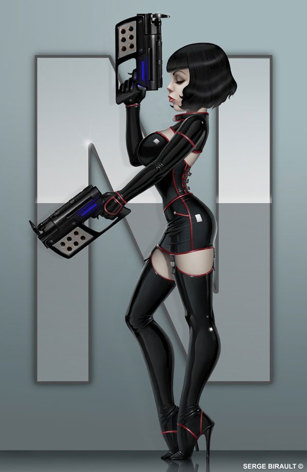 Daily Inspiration: Pin-Up Girls and Caricatures by Serge Birault 18 Pin-Up Girls and Caricatures by Serge Birault