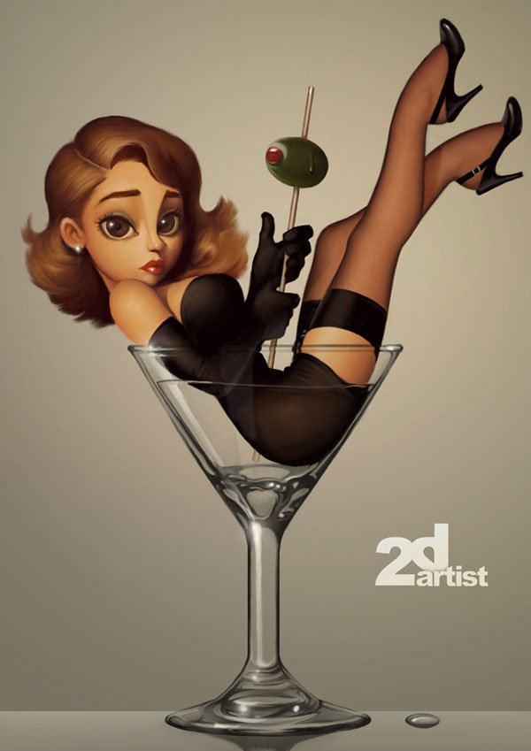 Daily Inspiration: Pin-Up Girls and Caricatures by Serge Birault 21 Pin-Up Girls and Caricatures by Serge Birault