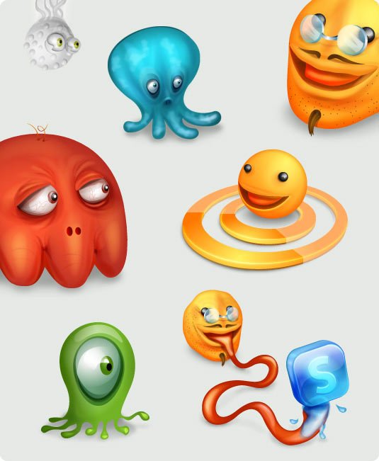 Crazy icons for Smashing Magazine