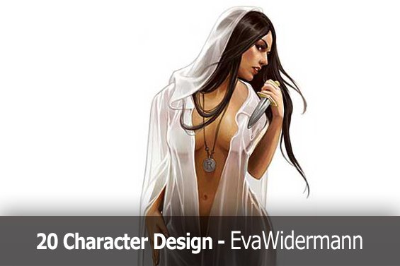 Daily Creative Inspiration blog for Design, Fashion, AI Gen, Reviews & Tutorials 5 Dark Character Design by EvaWidermann