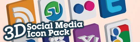 3d-social-media-icons