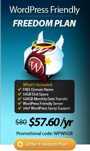 freedom CDN 01 Giveaway Day#2: WPWebHost Premium Accounts(X2)