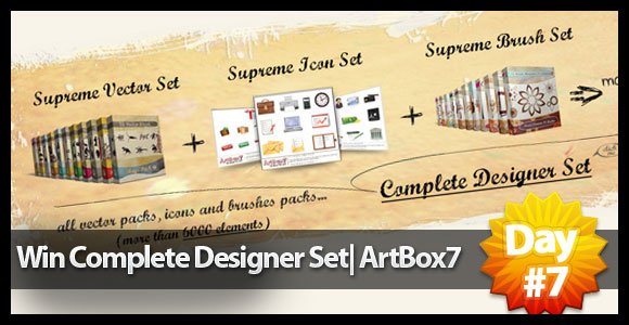 Giveaway Day7: Win Complete Designer Set | ArtBox7