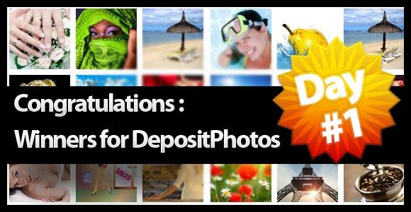 Congratulations: winners of depositPhotos.com
