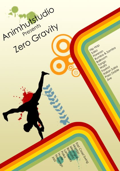 fp16 Create a retro style dance flyer