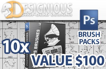 designious-brush-packs Photoshop Brush Packs