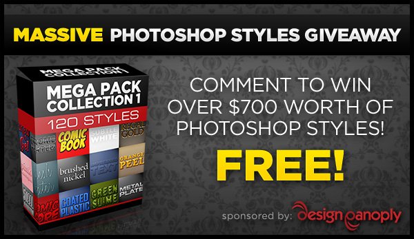 Photoshop Styles Massive Multi-Mega Pack Giveaway Photoshop Styles Massive Multi-Mega Pack Giveaway